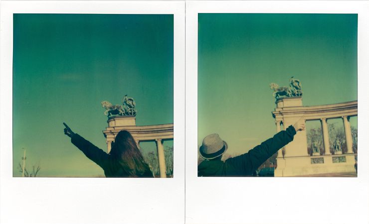 2 fois 3 hours à Budapest. Grégoire Saunier. Polaroid