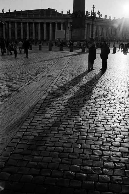Roma, Italy, black and white film photography, Grégoire Saunier