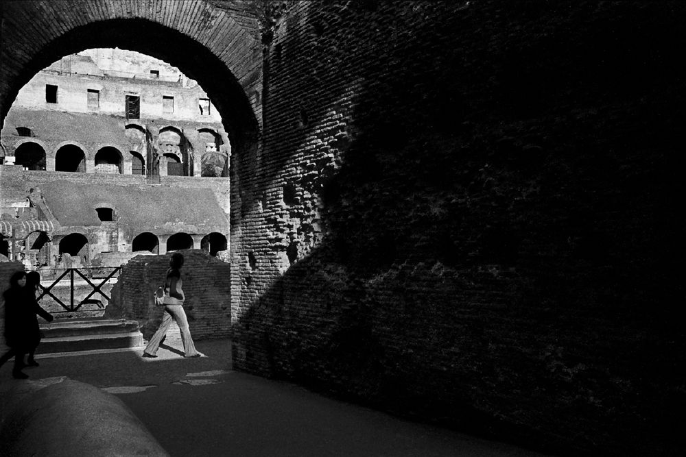 Roma, Italy, black and white film photography, Grégoire Saunier